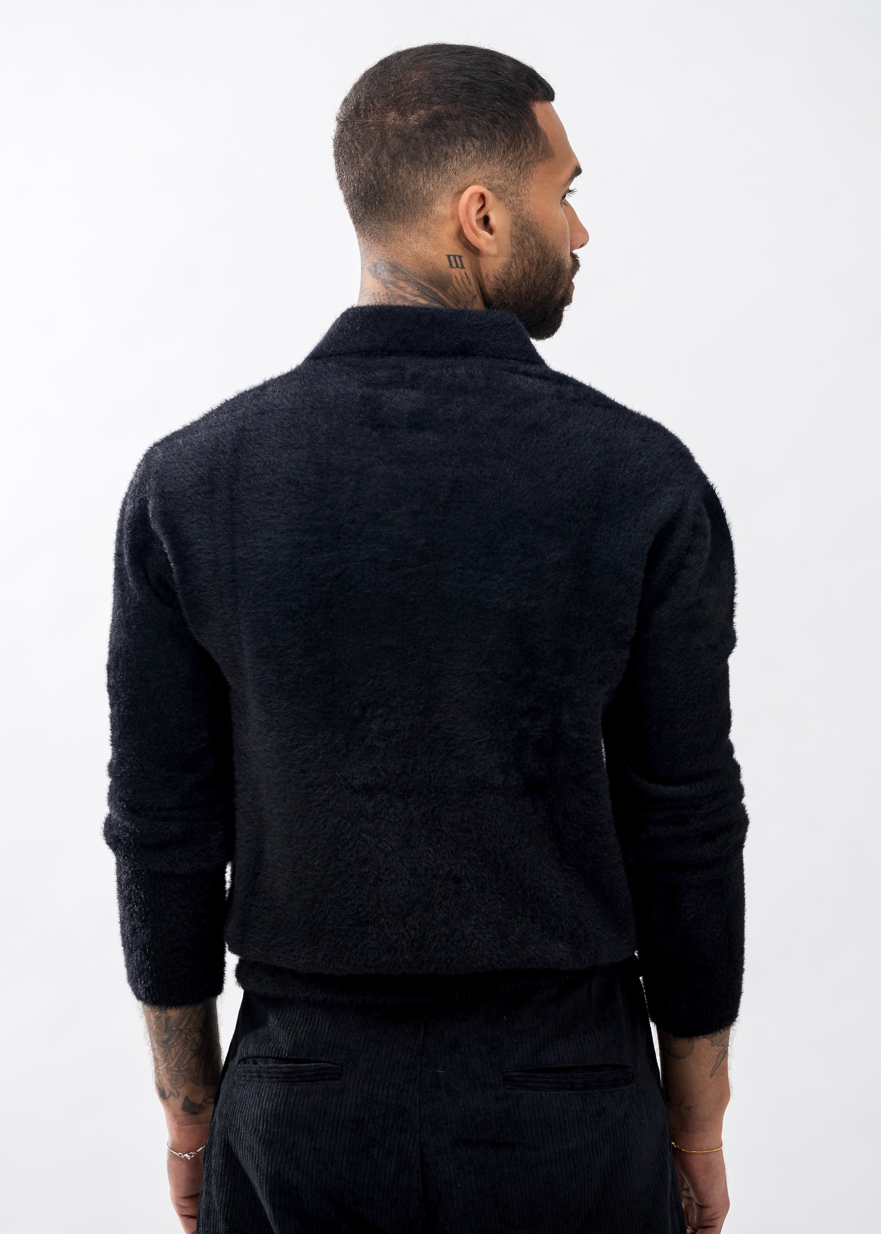 Jet Black Knit Sweater